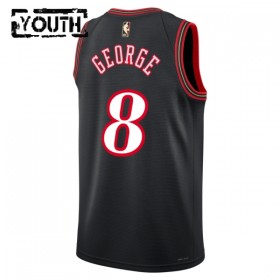 Maillot Basket Enfant Philadelphia 76ers Paul George 2025-26 Nike Classic Edition Noir Swingman
